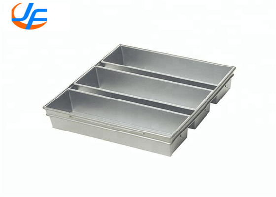 RK Bakeware Çin-Alüminyumlu Çelik 3 Kemer Sarımsak Mackies Ekmek Tavası Camlı