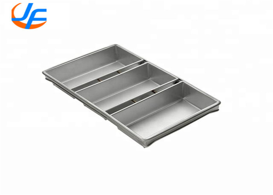 RK Bakeware Çin-Alüminyumlu Çelik 3 Kemer Sarımsak Mackies Ekmek Tavası Camlı
