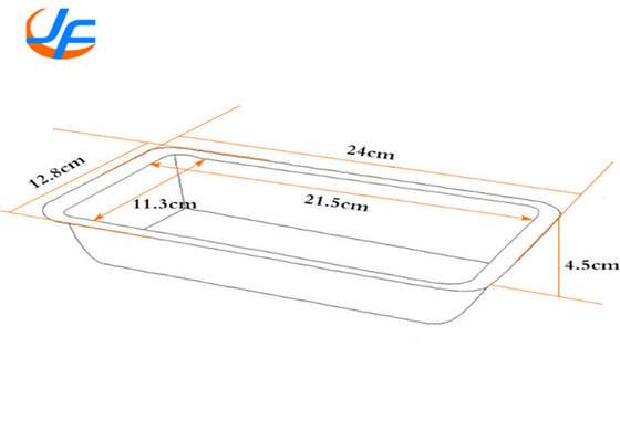 RK Bakeware China Foodservice NSF Telfon Nonstick Ticari Pullman Ekmek Pan Toast Ekmek Pişirme Pan Ekmek teneke