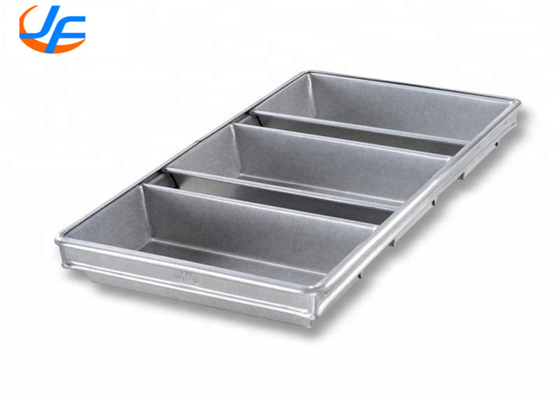 RK Bakeware China- 4 Kemer Yapışkan Alüminyum Ekmek Çanakları/ Alüminyumlu Ekmek Çanakları