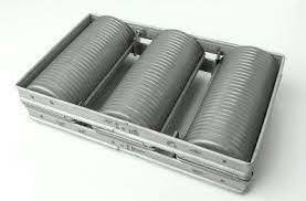 RK Bakeware China Foodservice NSF Telfon Nonstick Özel 5 Satır Baguette Ekmek Taşıma Taşıma