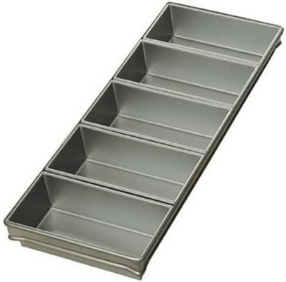 Rk Bakeware China-Foodservice 41145 Camlı 4 Kemer Alüminize Çelik Çömlek Çömlek Taşı