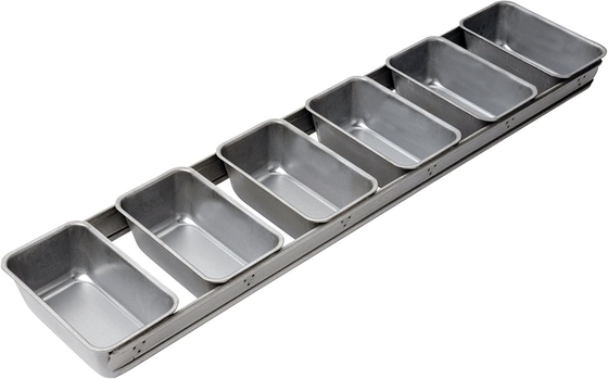 Rk Bakeware China-Foodservice 41145 Camlı 4 Kemer Alüminize Çelik Çömlek Çömlek Taşı