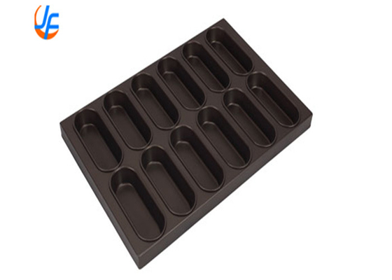 RK Bakeware China- Oval Şekilli Cupcake Muffin Tabak Endüstriyel Pasta Fabrikası İçin