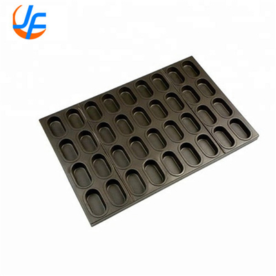 RK Bakeware China- Oval Şekilli Cupcake Muffin Tabak Endüstriyel Pasta Fabrikası İçin