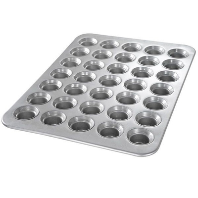RK Bakeware Çin Yemek Servisi NSF Mini Taç Kek Tavası Kare Muffin Cupcake Fırın Tavası