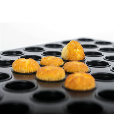 Rk Bakeware China-48 Cup Sırlı Aluminize Çelik Özel Brownie Lokma Tepsisi/ Kare Muffin Tepsisi