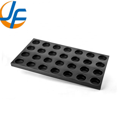 RK Bakeware China Foodservice NSF 24 Cup 7 Oz. Camlanmış Alüminize Çelik Jumbo Muffin Pan / Cupcake Pan