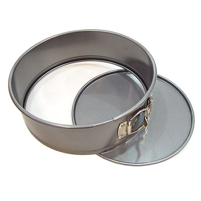 RK Bakeware China Foodservice NSF Tart Quiche Cheese Cake Pan / Springform Baking Pan Gümüş ve Siyah Renkli