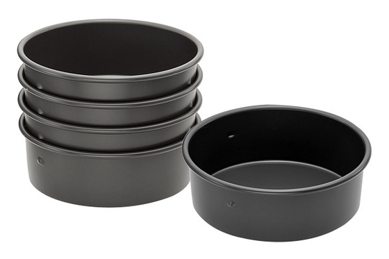 RK Bakeware China Foodservice NSF Hard Coat Loose Bottom Round Aluminium Cheesecake Pan Chiffon Cake Pan