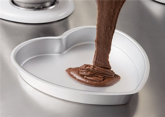 RK Bakeware China Foodservice NSF 142*134*55 Alüminyum Kalp Şekilli Pasta Tenceresi