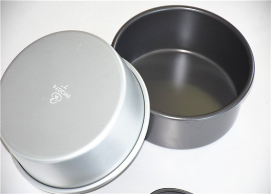 RK Bakeware China Foodservice NSF gevşek altı yuvarlak şekli Alüminyum pasta tava Ticari sınıfı