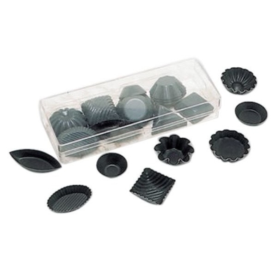 RK Bakeware China Foodservice NSF Nonstick Alüminyum Petit Four /Tartlet / Quiche Mold- 50/Set