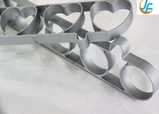 RK Bakeware China Foodservice NSF 5 6 7 8 9 inç Alüminyum Pasta Yüzüğü/ Kalp Şekilli Paslanmaz Çelik Mousse Pasta Yüzüğü