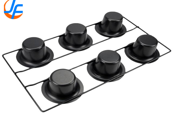 RK Bakeware China Foodservice NSF 6 fincan Paslanmaz Çelik Yapışkan Popover Pan