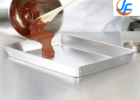 RK Bakeware China Foodservice NSF 8x 8 Stiksiz Glaze Dikdörtgen Pasta Kalıbı Paslanmaz Çelik Çelik Pasta Taşı