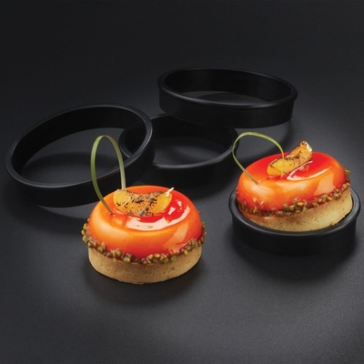 RK Bakeware China Foodservice NSF Yuvarlak Alüminyum Pasta Kalıbı Pasta Tencereleri Tartlet Ring