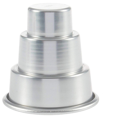 Amazon Alüminyum Alaşım Karbon Çelik Alt Cake Pans Yuvarlak Pasta Kalıbı Yapışkansız Fırınlama DIY Pasta Kalıbı Ekmek Araçları