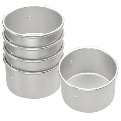 Rk Bakeware China-49025 Sırlı Aluminize Çelik Yuvarlak Kek Tavası/Peynirli Kek/Pound Kek Tavası