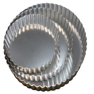 Rk Bakeware Çin-Stiksiz Sıvı Temel Fluted Quiche Pan