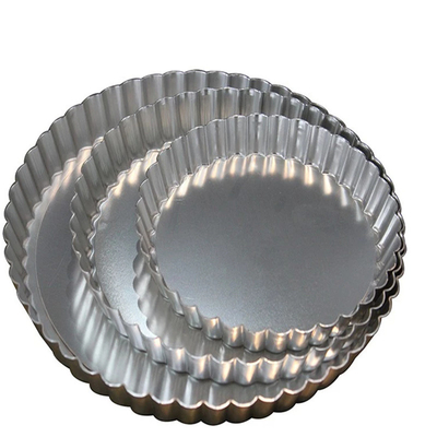 Rk Bakeware Çin-Stiksiz Sıvı Temel Fluted Quiche Pan