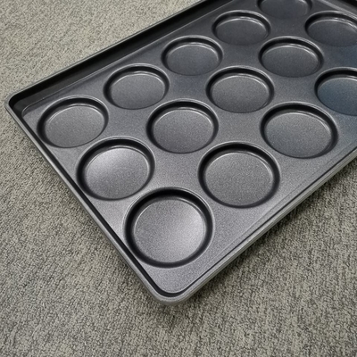 15 Çürükler Yemek Ekmeği 4 Inch Hamburger Pan 40*60cm Yemek Pan Burger Tepsisi