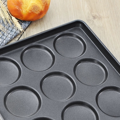 15 Çürükler Yemek Ekmeği 4 Inch Hamburger Pan 40*60cm Yemek Pan Burger Tepsisi