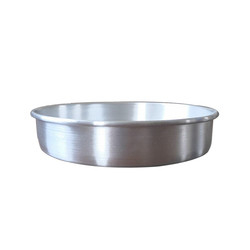 7 * 2 inç alüminyum yuvarlak gümüş pasta pişirme tava Düz vücut katı taban sabit taban pasta tava