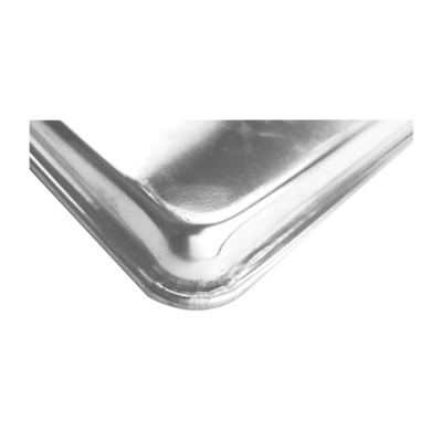 Ticari 10'*6'*1'' 0.8mm dikdörtgen ekmek pişirme tepsisi burger veya hamburger veya sosisli çörek pişirme tava alüminyum ekmek tava