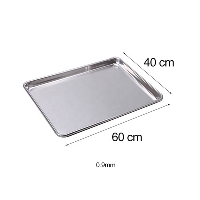 40*60 cm Avrupa Pişirme Tepsisi Dikdörtgen Alüminyum Pişirme Tavası Demir-Üçlü Kablo