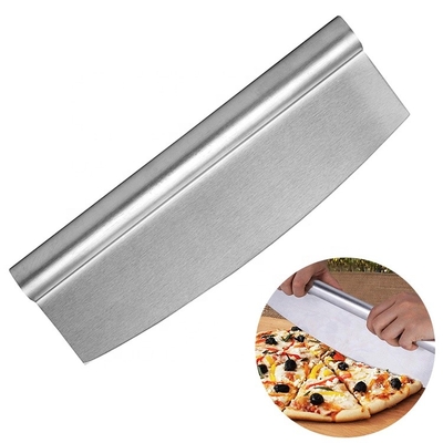 14 inç Premium Pizza Kesicisi Paslanmaz Çelik 430 Pizza Rocker Kesicisi