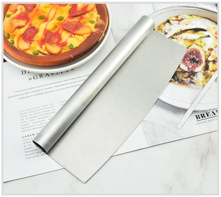 Pizza Araçları 8 Inch Ss 430 Pasta Kesicisi Premium Paslanmaz Çelik Pizza Kesicisi