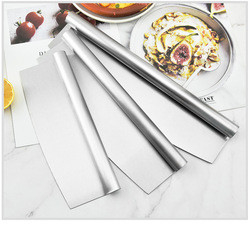Pizza Araçları 8 Inch Ss 430 Pasta Kesicisi Premium Paslanmaz Çelik Pizza Kesicisi
