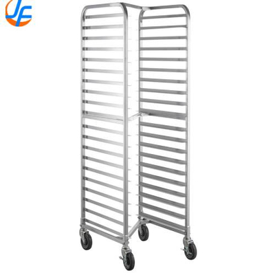 RK Bakeware China-16 Pan Alüminyum Son Yük Sayfası / Bun Pan Rack for Reach-Ins - Montajsız