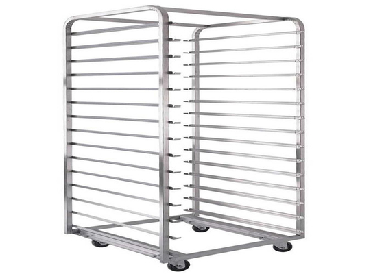 RK Bakeware China 15 Tepsiler Paslanmaz Çelik Pişirme Tepsisi Araba Ekmek Fırını Pişirme Rack