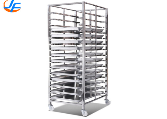 RK Bakeware China Foodservice NSF Custom Double Oven Rack Baking Trolley Ağır Görevli Fırın Trolley