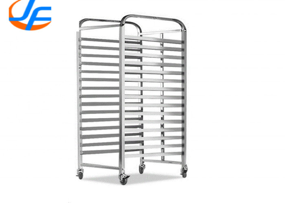 RK Bakeware China Foodservice NSF Paslanmaz Çelik Hareketli Gıda Arabası GN1/1 Pan Tepsisi Trolley Oven Rack
