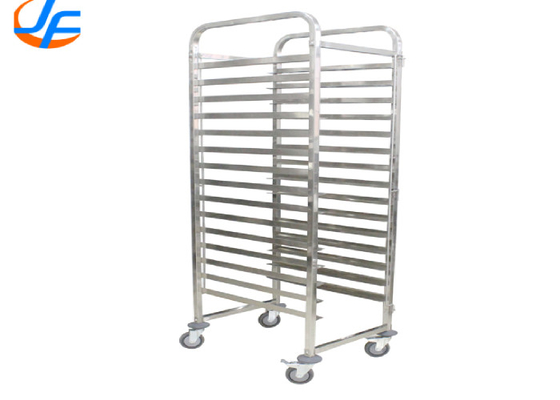 RK Bakeware China Foodservice NSF Paslanmaz Çelik Hareketli Gıda Arabası GN1/1 Pan Tepsisi Trolley Oven Rack