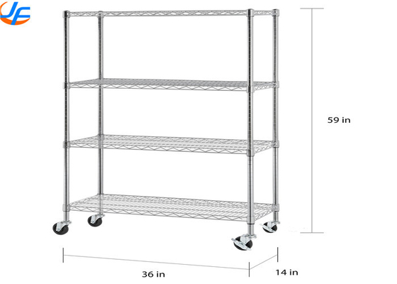 RK Bakeware China Foodservice 2/3/4 Tiers Çelik Trolley Servis Arabası, Paslanmaz Çelik Trolley Malzeme Dağıtım