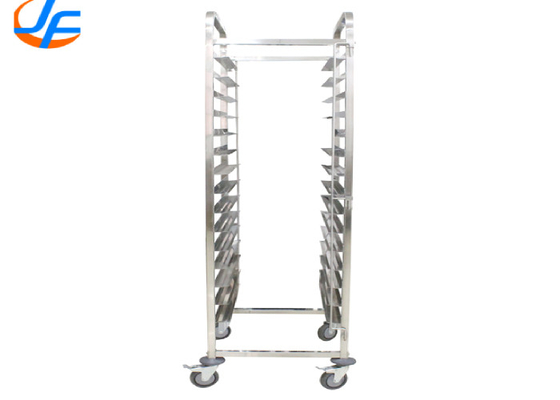 RK Bakeware China- 20 Pan End Load Paslanmaz Çelik Bun / Sheet Pan Rack - Montajlı