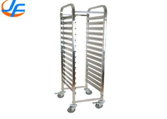 RK Bakeware China- 20 Pan End Load Paslanmaz Çelik Bun / Sheet Pan Rack - Montajlı