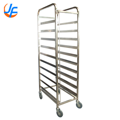 RK Bakeware China-Nesting Ticari Paslanmaz Çelik Trolley Rack / Endüstriyel Fırınlar İçin Özel Fırın Rack