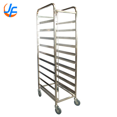 RK Bakeware China-Nesting Ticari Paslanmaz Çelik Trolley Rack / Endüstriyel Fırınlar İçin Özel Fırın Rack