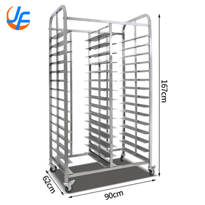 RK Bakeware China-Nesting Ticari Paslanmaz Çelik Trolley Rack / Endüstriyel Fırınlar İçin Özel Fırın Rack