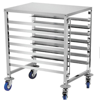 RK Bakeware Çin Yemek Servisi NSF Restoran Gn1/1 Fırın Yemek Arabası/Mobil Paslanmaz Çelik Arabası