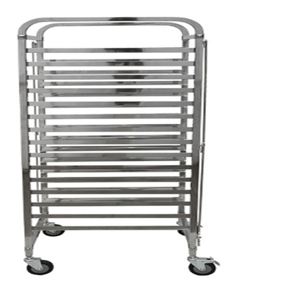 Rk Bakeware Çin- Paslanmaz Çelik 800X600 Tepsi Boyutu için Döner Fırın Rack