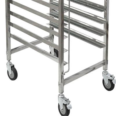 Rk Bakeware Çin- Paslanmaz Çelik 800X600 Tepsi Boyutu için Döner Fırın Rack