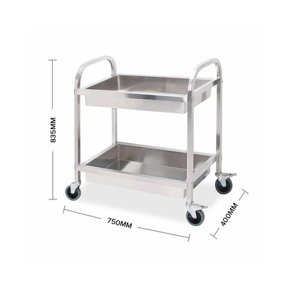 RK Bakeware China Foodservice NSF Çifte Hat Tepsisi Taşıma Aracı Paslanmaz Çelik Fırın Aracı