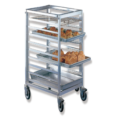 Rk Bakeware Üreticisi Çin - paslanmaz çelik pişirme tepsisinde rulo Trolley Bun Pan Rack - 20 Pan