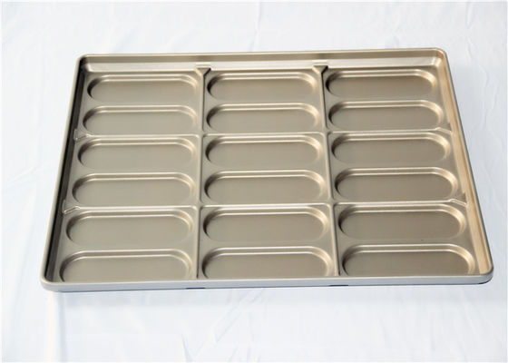 18 Boşluk PTFE 654x535x38mm Hot Dog Bun Fırın Tavası